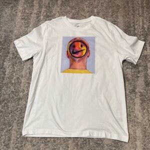 Nike J Balvin T-Shirt Size L Have a Nice Day Rainbow Hair